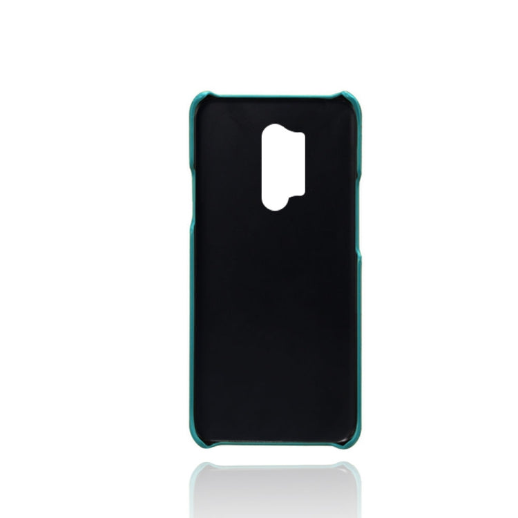 For OnePlus 8 Pro Calf Texture PC + PU Leather Back Cover Shockproof Case with Dual Card Slots