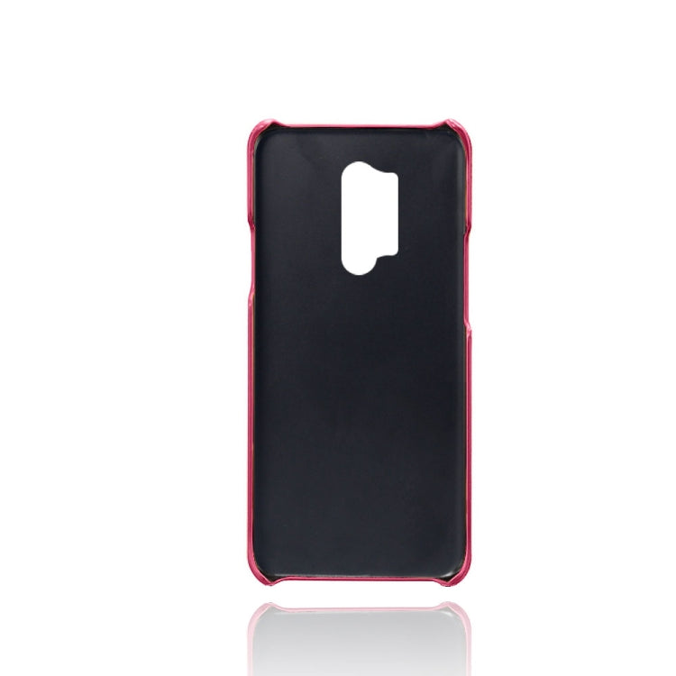 For OnePlus 8 Pro Calf Texture PC + PU Leather Back Cover Shockproof Case with Dual Card Slots