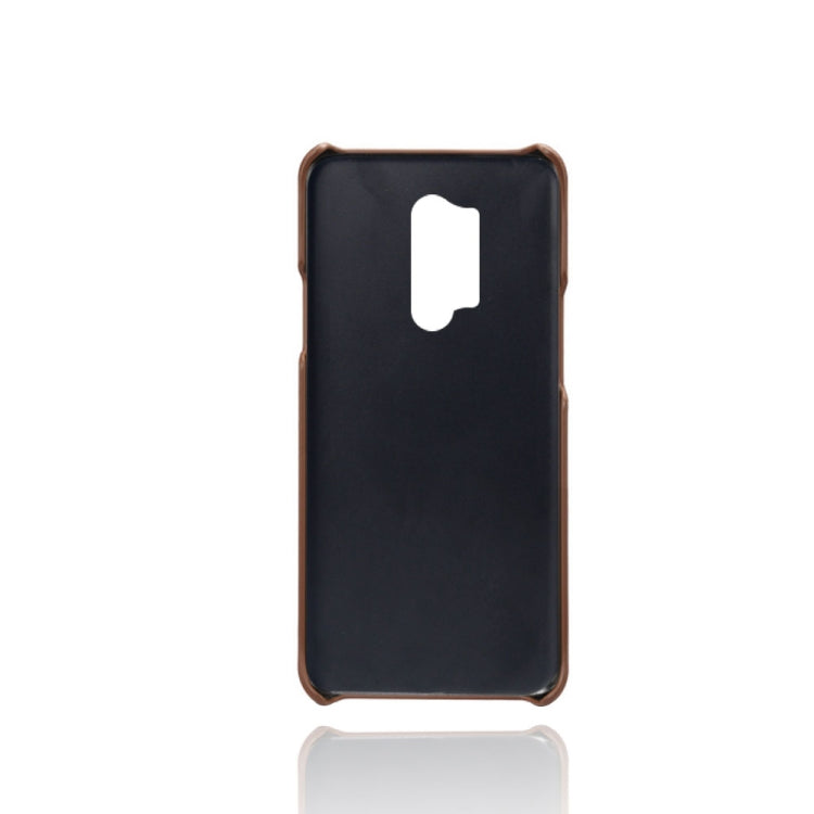 For OnePlus 8 Pro Calf Texture PC + PU Leather Back Cover Shockproof Case with Dual Card Slots
