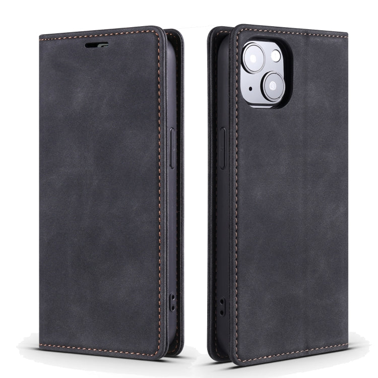 For iPhone 13 Skin Feel Dream Series Horizontal Flip Leather Case with Holder & Card Slots & Wallet