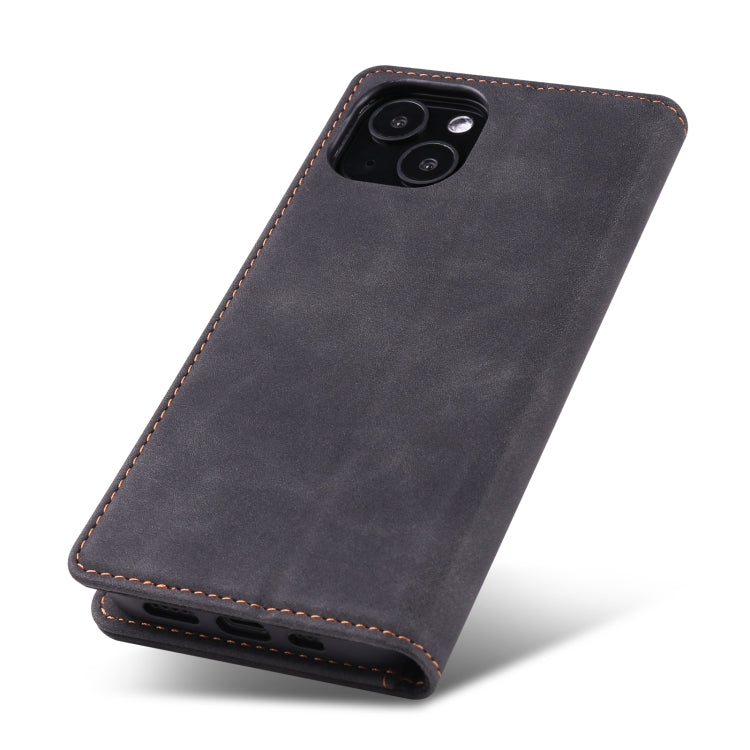 For iPhone 13 Skin Feel Dream Series Horizontal Flip Leather Case with Holder & Card Slots & Wallet