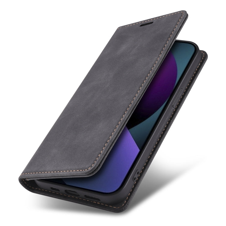 For iPhone 13 Skin Feel Dream Series Horizontal Flip Leather Case with Holder & Card Slots & Wallet