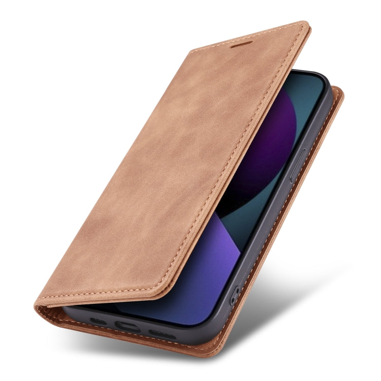 For iPhone 13 Skin Feel Dream Series Horizontal Flip Leather Case with Holder & Card Slots & Wallet