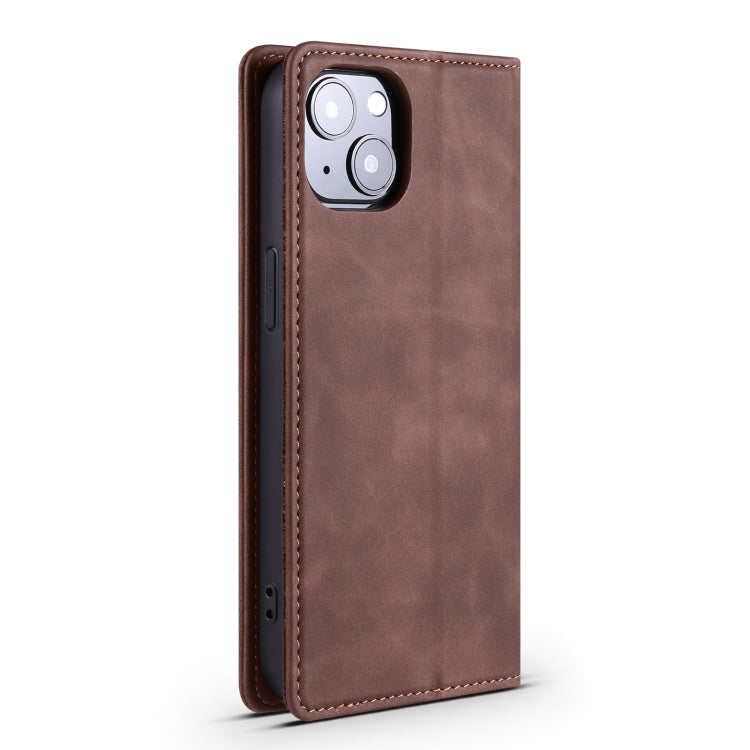 For iPhone 13 Skin Feel Dream Series Horizontal Flip Leather Case with Holder & Card Slots & Wallet