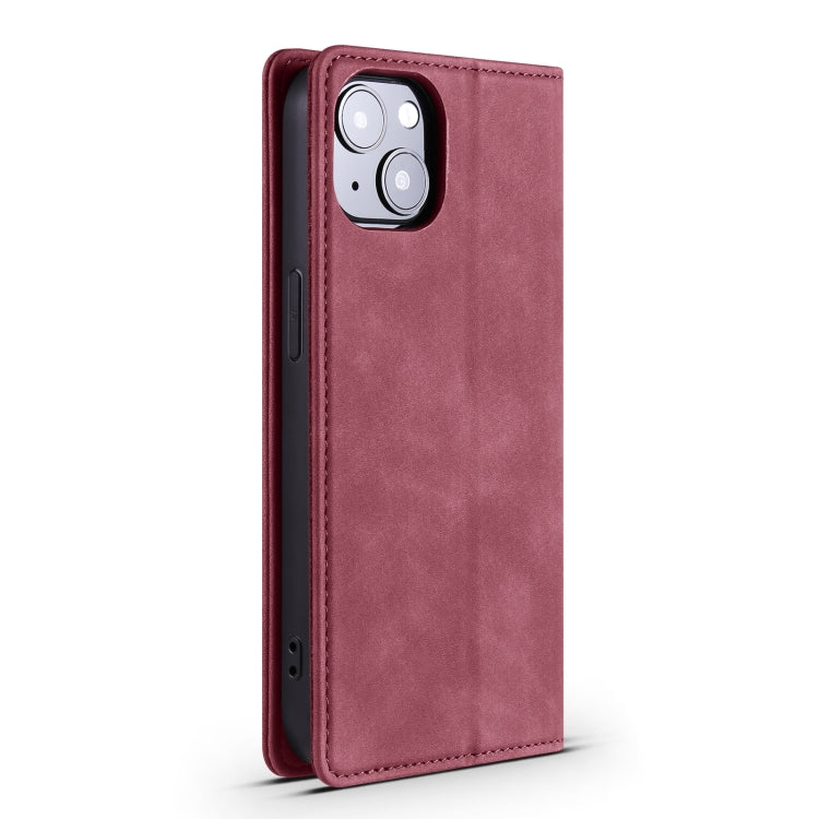 For iPhone 13 Pro Max Skin Feel Dream Series Horizontal Flip Leather Case with Holder & Card Slots & Wallet