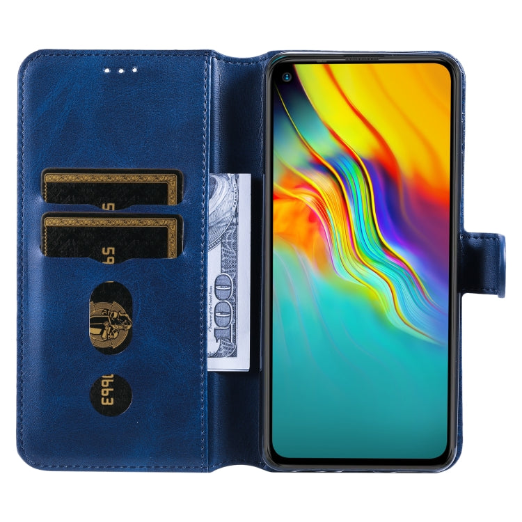 For Infinix Hot 9 Classic Calf Texture PU + TPU Horizontal Flip Leather Case with Holder & Card Slots & Wallet
