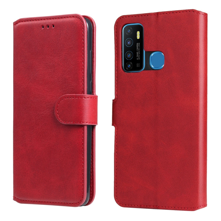 For Infinix Hot 9 Classic Calf Texture PU + TPU Horizontal Flip Leather Case with Holder & Card Slots & Wallet