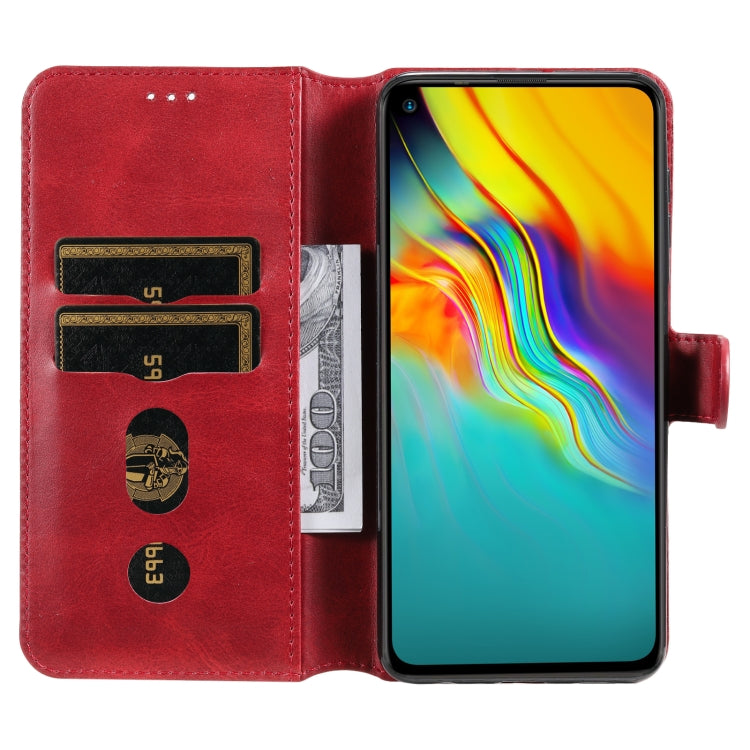For Infinix Hot 9 Classic Calf Texture PU + TPU Horizontal Flip Leather Case with Holder & Card Slots & Wallet