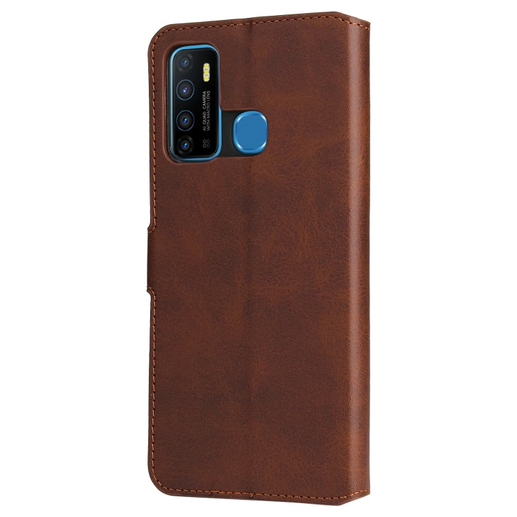For Infinix Hot 9 Classic Calf Texture PU + TPU Horizontal Flip Leather Case with Holder & Card Slots & Wallet
