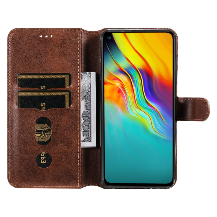 For Infinix Hot 9 Classic Calf Texture PU + TPU Horizontal Flip Leather Case with Holder & Card Slots & Wallet