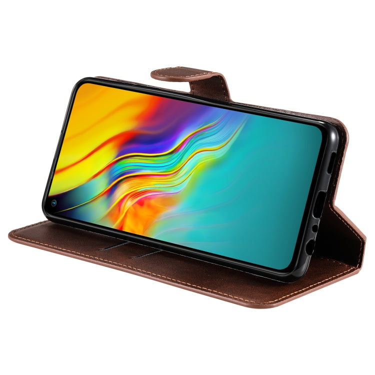 For Infinix Hot 9 Classic Calf Texture PU + TPU Horizontal Flip Leather Case with Holder & Card Slots & Wallet