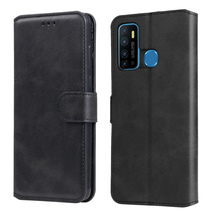 For Infinix Hot 9 Classic Calf Texture PU + TPU Horizontal Flip Leather Case with Holder & Card Slots & Wallet