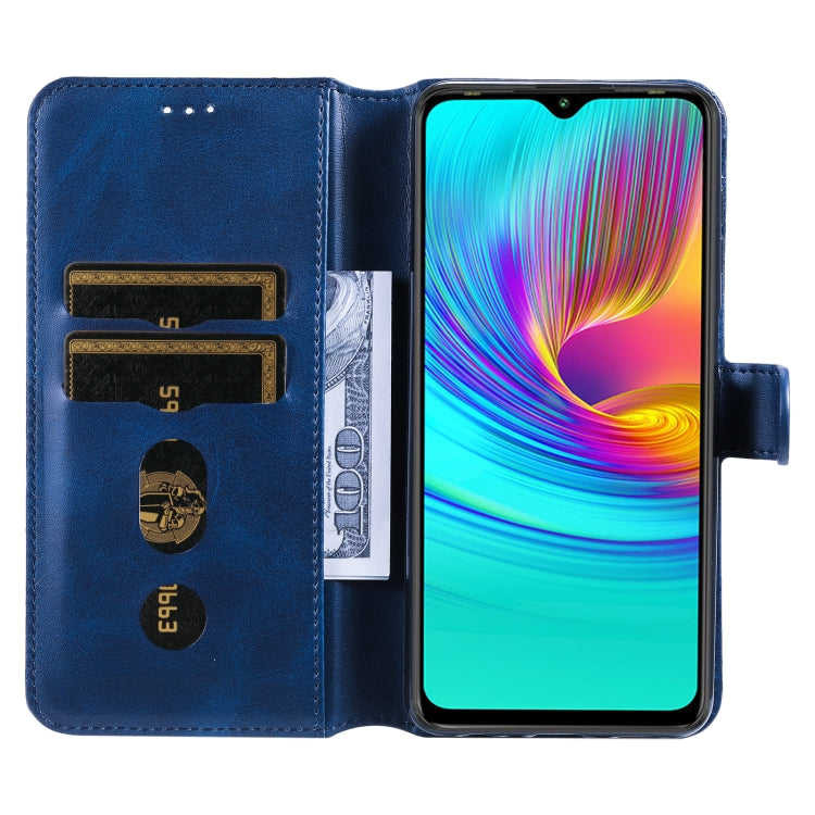 For Infinix Hot 9 Play Classic Calf Texture PU + TPU Horizontal Flip Leather Case with Holder & Card Slots & Wallet