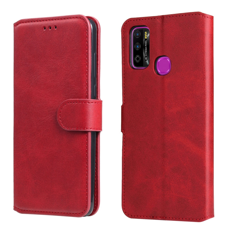For Infinix Hot 9 Play Classic Calf Texture PU + TPU Horizontal Flip Leather Case with Holder & Card Slots & Wallet