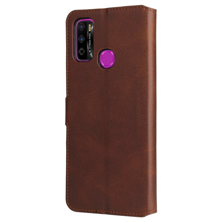 For Infinix Hot 9 Play Classic Calf Texture PU + TPU Horizontal Flip Leather Case with Holder & Card Slots & Wallet