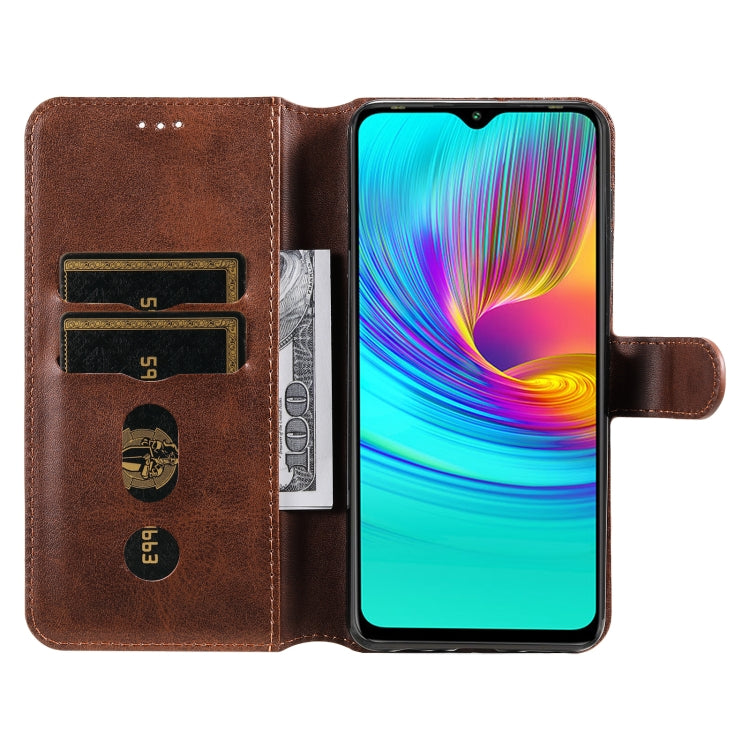 For Infinix Hot 9 Play Classic Calf Texture PU + TPU Horizontal Flip Leather Case with Holder & Card Slots & Wallet