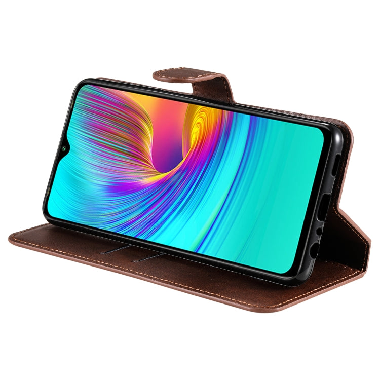 For Infinix Hot 9 Play Classic Calf Texture PU + TPU Horizontal Flip Leather Case with Holder & Card Slots & Wallet