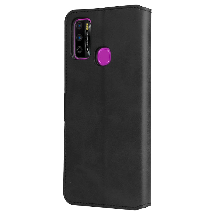For Infinix Hot 9 Play Classic Calf Texture PU + TPU Horizontal Flip Leather Case with Holder & Card Slots & Wallet