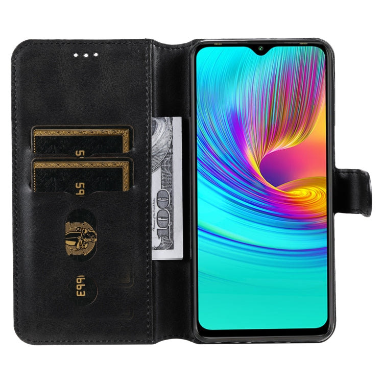 For Infinix Hot 9 Play Classic Calf Texture PU + TPU Horizontal Flip Leather Case with Holder & Card Slots & Wallet