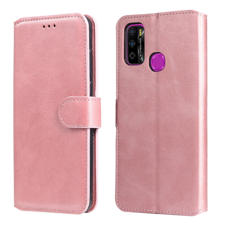 For Infinix Hot 9 Play Classic Calf Texture PU + TPU Horizontal Flip Leather Case with Holder & Card Slots & Wallet