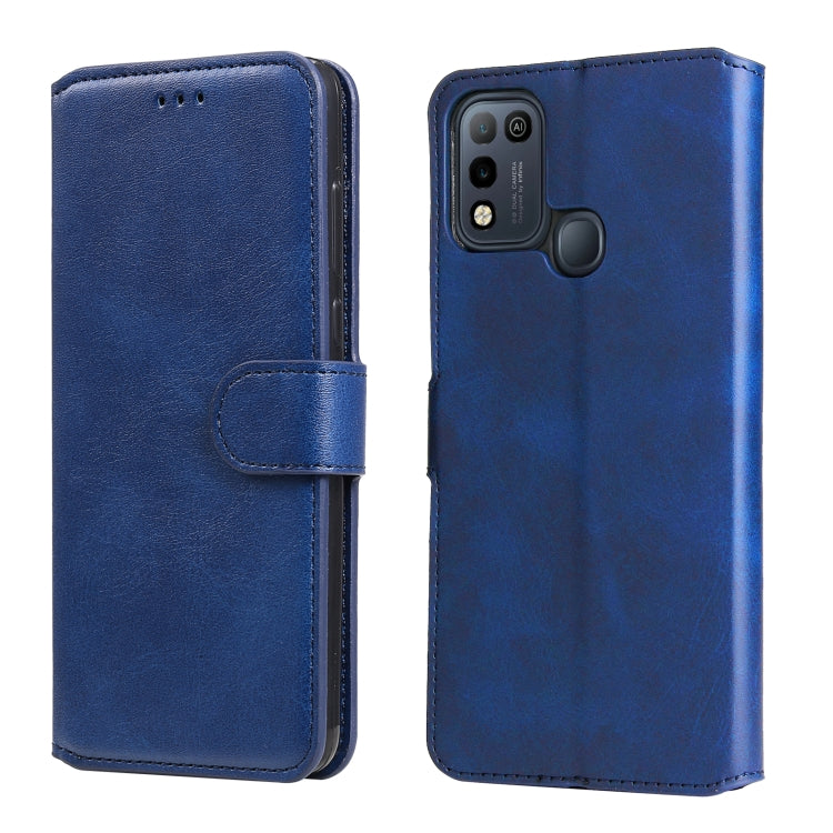 For Infinix Hot 10 Play Classic Calf Texture PU + TPU Horizontal Flip Leather Case with Holder & Card Slots & Wallet