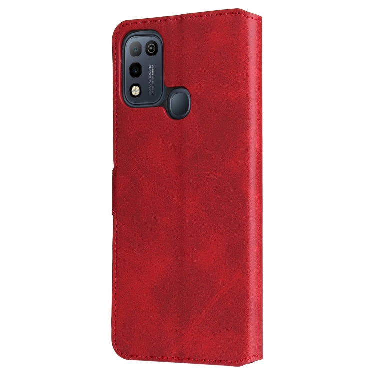 For Infinix Hot 10 Play Classic Calf Texture PU + TPU Horizontal Flip Leather Case with Holder & Card Slots & Wallet