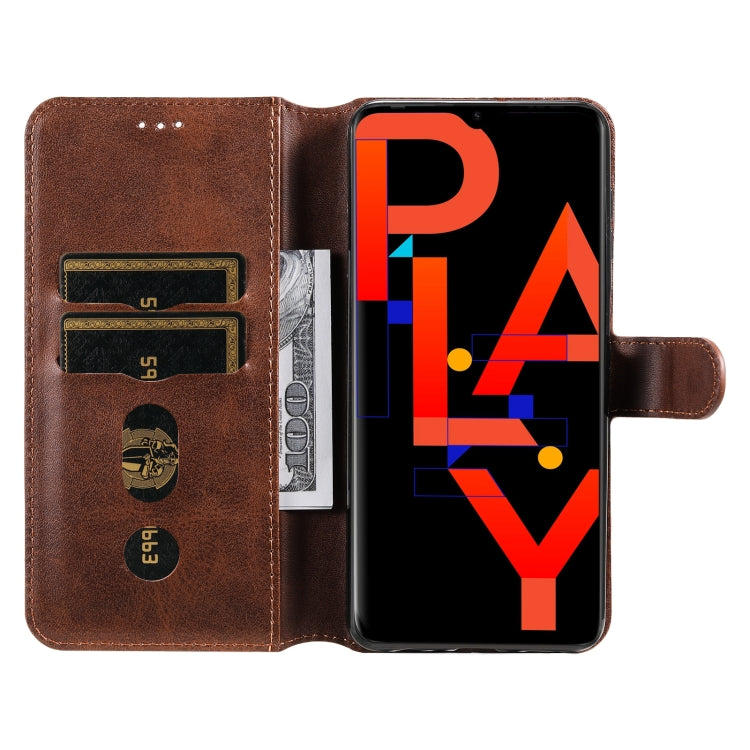 For Infinix Hot 10 Play Classic Calf Texture PU + TPU Horizontal Flip Leather Case with Holder & Card Slots & Wallet