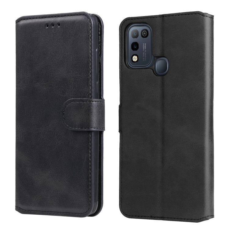 For Infinix Hot 10 Play Classic Calf Texture PU + TPU Horizontal Flip Leather Case with Holder & Card Slots & Wallet