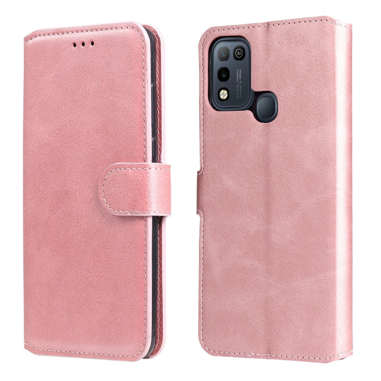 For Infinix Hot 10 Play Classic Calf Texture PU + TPU Horizontal Flip Leather Case with Holder & Card Slots & Wallet