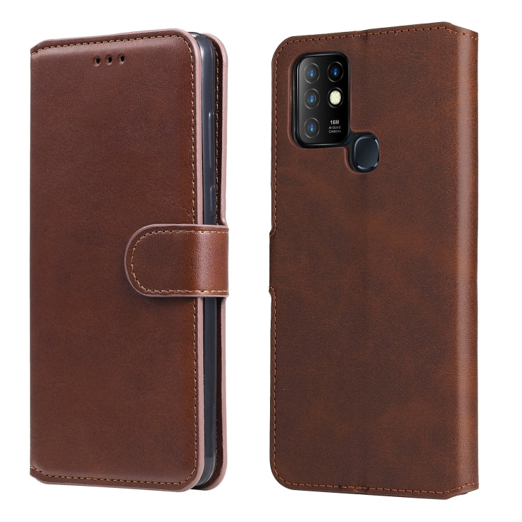For Infinix Hot 10 Classic Calf Texture PU + TPU Horizontal Flip Leather Case with Holder & Card Slots & Wallet