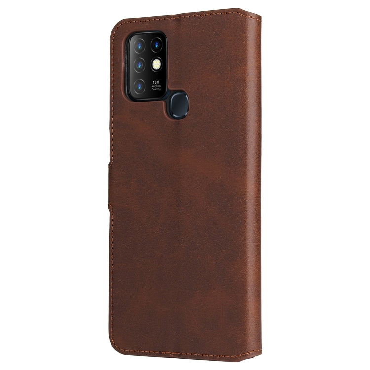 For Infinix Hot 10 Classic Calf Texture PU + TPU Horizontal Flip Leather Case with Holder & Card Slots & Wallet