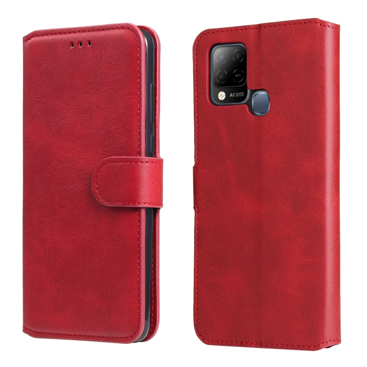 For Infinix Hot 10s Classic Calf Texture PU + TPU Horizontal Flip Leather Case with Holder & Card Slots & Wallet