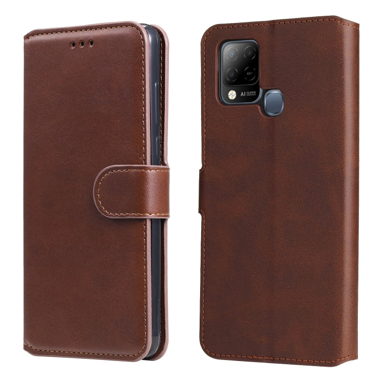 For Infinix Hot 10s Classic Calf Texture PU + TPU Horizontal Flip Leather Case with Holder & Card Slots & Wallet