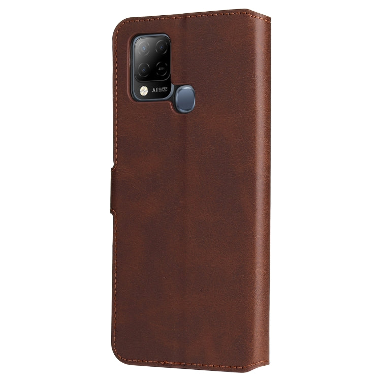 For Infinix Hot 10s Classic Calf Texture PU + TPU Horizontal Flip Leather Case with Holder & Card Slots & Wallet