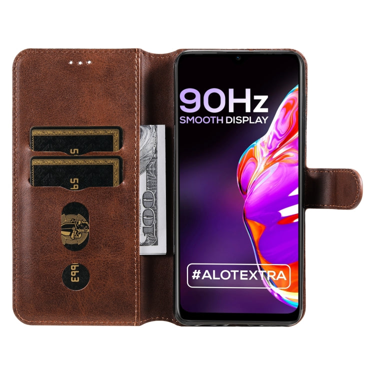 For Infinix Hot 10s Classic Calf Texture PU + TPU Horizontal Flip Leather Case with Holder & Card Slots & Wallet