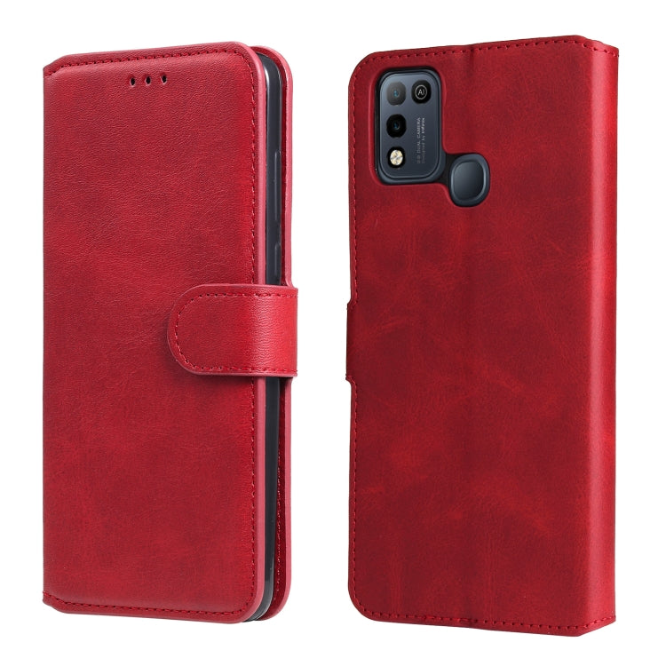 For Infinix Smart 5 Classic Calf Texture PU + TPU Horizontal Flip Leather Case with Holder & Card Slots & Wallet