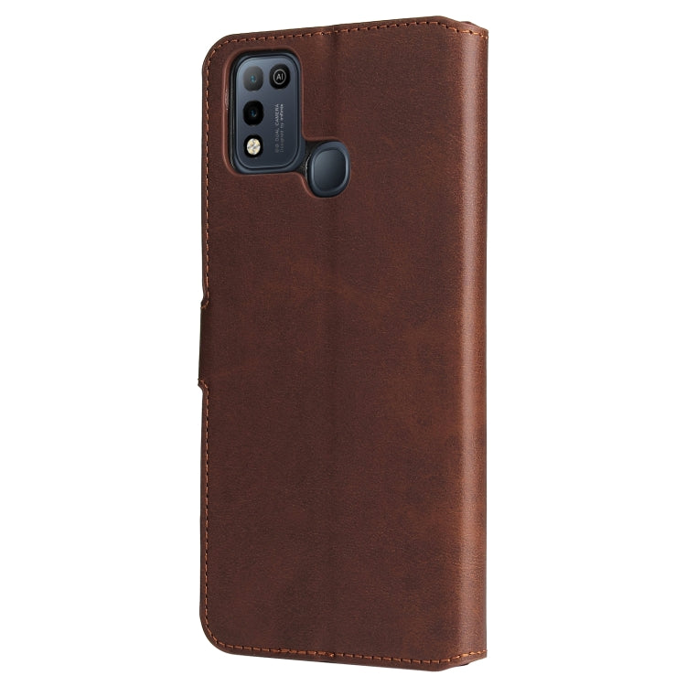 For Infinix Smart 5 Classic Calf Texture PU + TPU Horizontal Flip Leather Case with Holder & Card Slots & Wallet