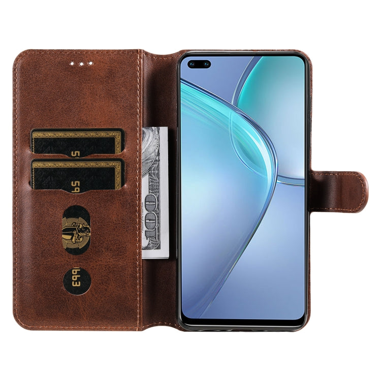 For Infinix Zero 8 Classic Calf Texture PU + TPU Horizontal Flip Leather Case with Holder & Card Slots & Wallet