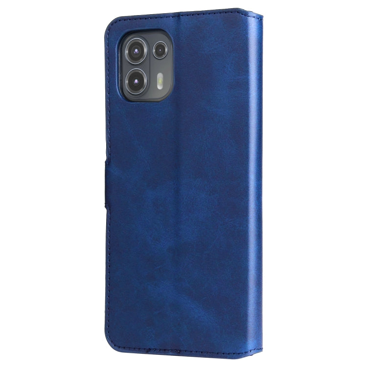 For Motorola Moto Edge 20 Lite Classic Calf Texture PU + TPU Horizontal Flip Leather Case with Holder & Card Slots & Wallet