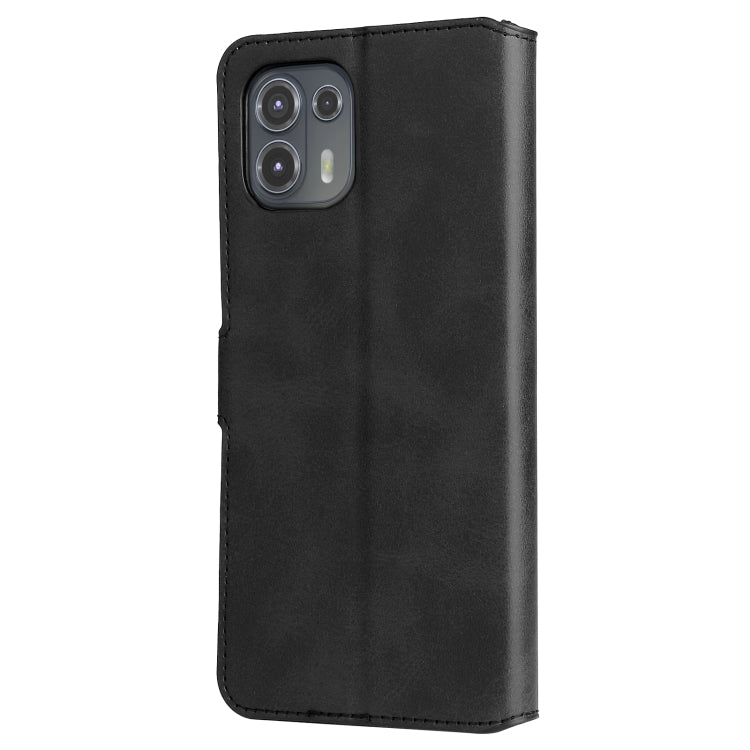 For Motorola Moto Edge 20 Lite Classic Calf Texture PU + TPU Horizontal Flip Leather Case with Holder & Card Slots & Wallet
