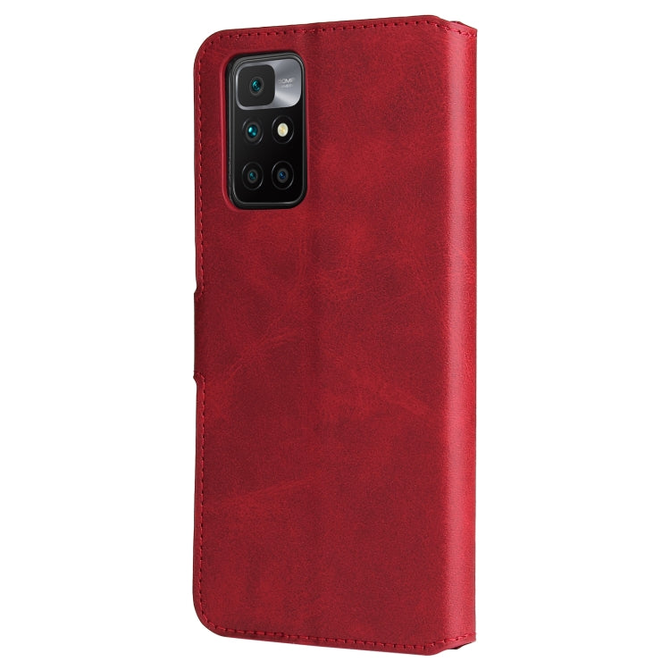 For Xiaomi Redmi 10 Classic Calf Texture PU + TPU Horizontal Flip Leather Case with Holder & Card Slots & Wallet