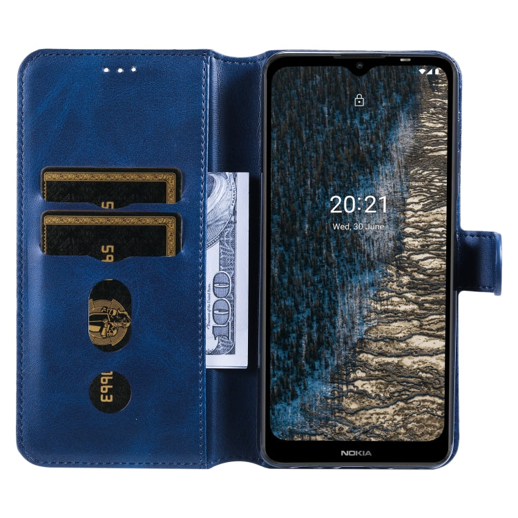 For Nokia C10 / C20 Classic Calf Texture PU + TPU Horizontal Flip Leather Case with Holder & Card Slots & Wallet