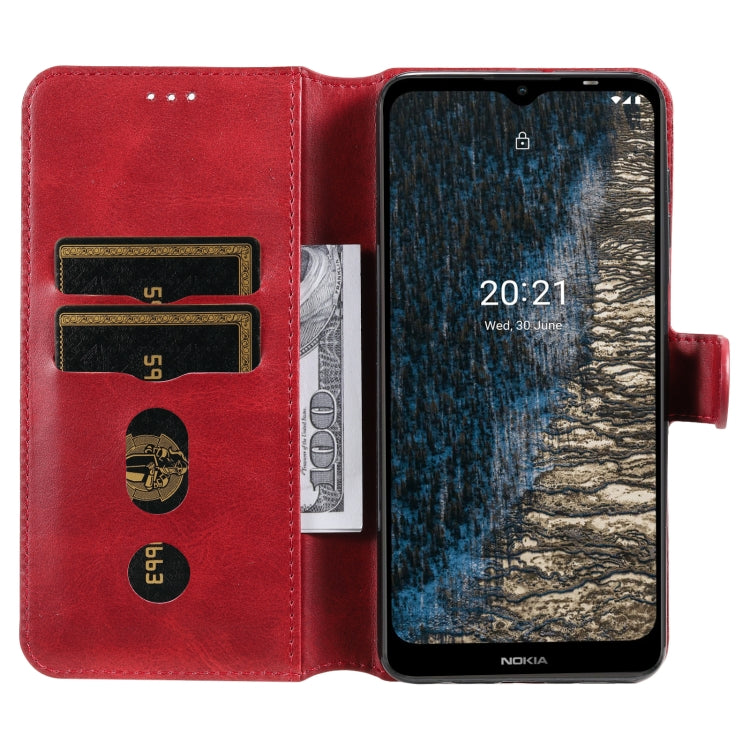 For Nokia C10 / C20 Classic Calf Texture PU + TPU Horizontal Flip Leather Case with Holder & Card Slots & Wallet