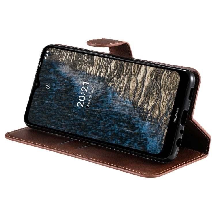 For Nokia C10 / C20 Classic Calf Texture PU + TPU Horizontal Flip Leather Case with Holder & Card Slots & Wallet