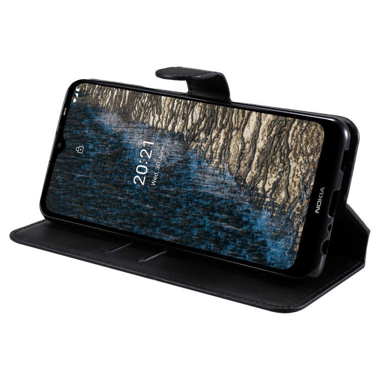 For Nokia C10 / C20 Classic Calf Texture PU + TPU Horizontal Flip Leather Case with Holder & Card Slots & Wallet
