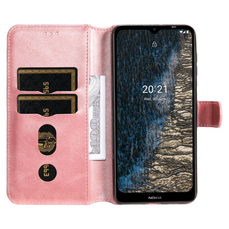 For Nokia C10 / C20 Classic Calf Texture PU + TPU Horizontal Flip Leather Case with Holder & Card Slots & Wallet