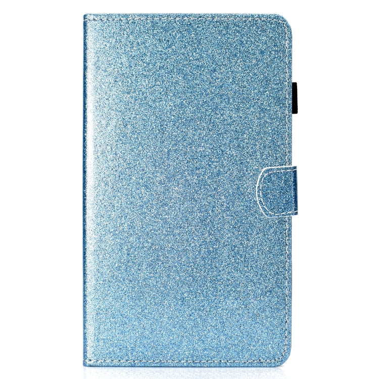 For Galaxy Tab A 7.0 (2016) T280 Varnish Glitter Powder Horizontal Flip Leather Case with Holder & Card Slot