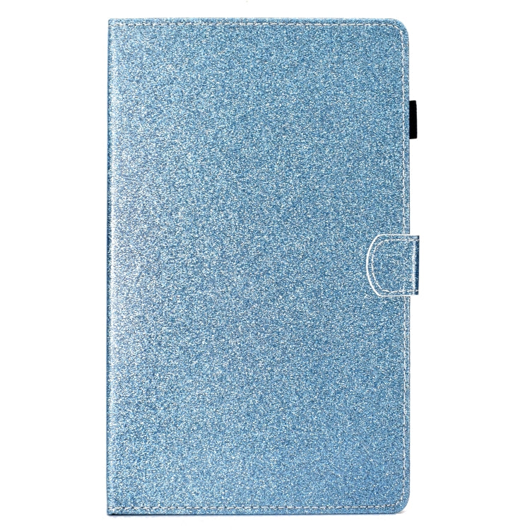 For Galaxy Tab S5e T720 Varnish Glitter Powder Horizontal Flip Leather Case with Holder & Card Slot