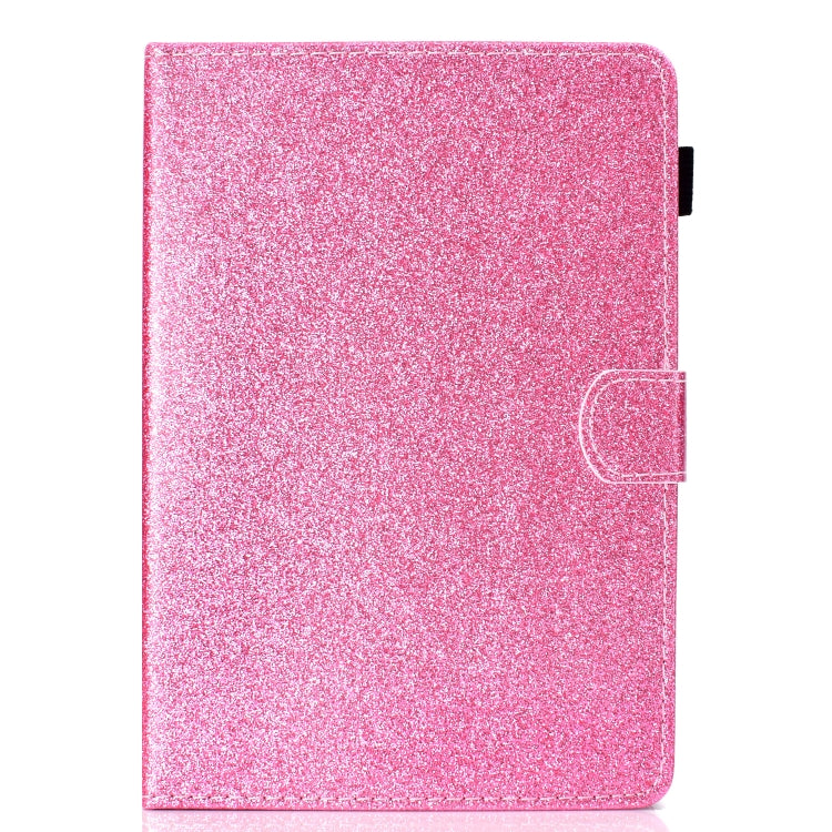 For 8 inch Tablet Varnish Glitter Powder Horizontal Flip Leather Case with Holder & Card Slot
