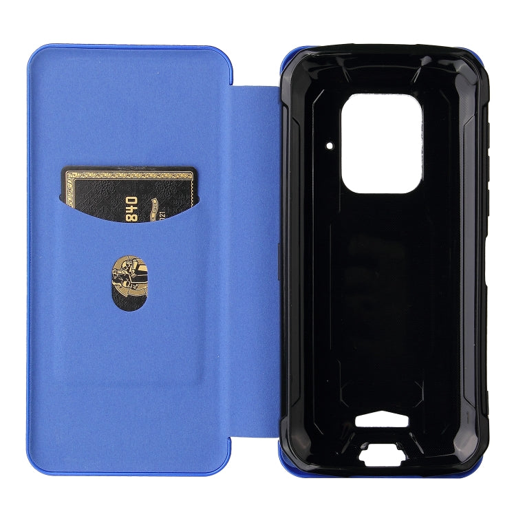 For Doogee S59 / S59 Pro Carbon Fiber Texture Horizontal Flip TPU + PC + PU Leather Case with Card Slot